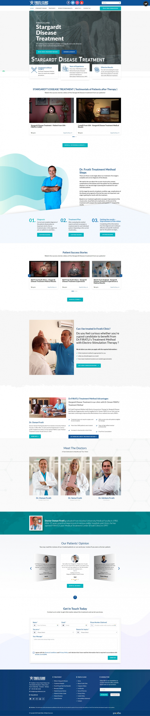 Diğer Siteler stargardtdisease.com Web Site Tasarımı & Yazılımı