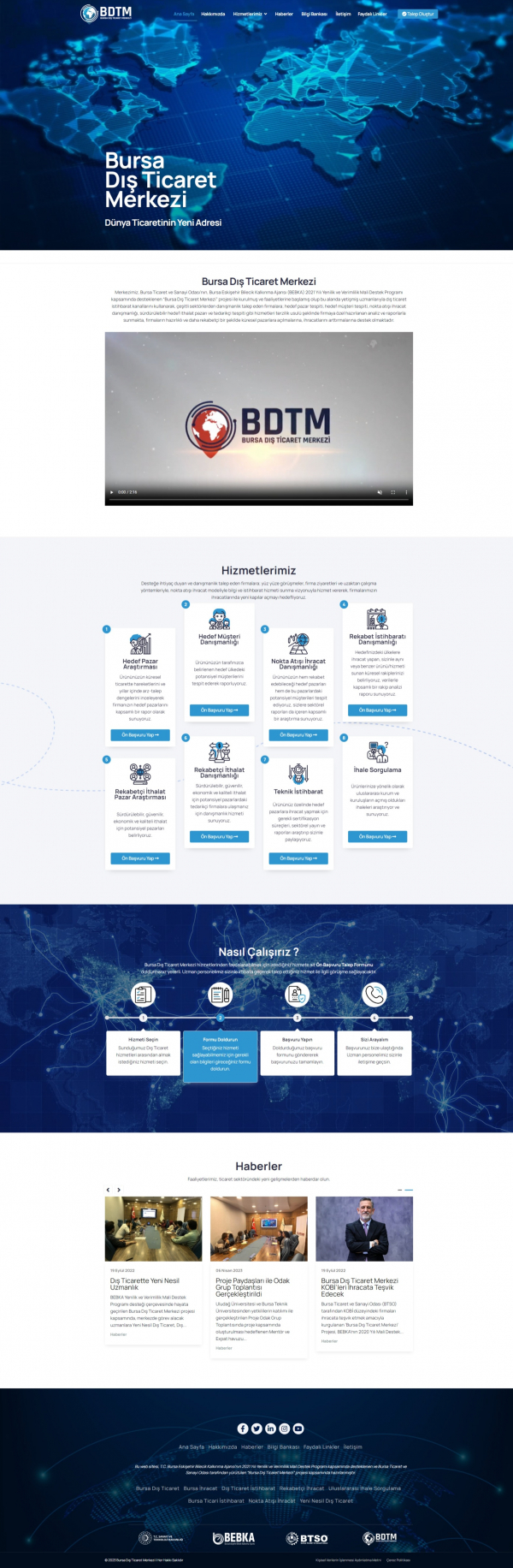 Diğer Siteler bdtm.org.tr Web Site Tasarımı & Yazılımı